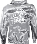 Tie-Dye Hoodies - Zero Gravity - EAT SLEEP HOOP white