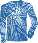 Tie-Dye Long Sleeves - Zero Gravity - EAT SLEEP HOOP white