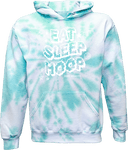 Tie-Dye Hoodies - Zero Gravity - EAT SLEEP HOOP white
