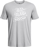 Under Armour Athletics Short Sleeve - Zero Gravity - EAT SLEEP HOOP white