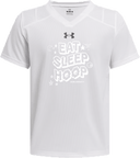 Under Armour Big Win Flag Jersey - Zero Gravity - EAT SLEEP HOOP white