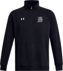 Under Armour Rival Fleece ¼ Zip - Zero Gravity - EAT SLEEP HOOP white