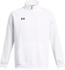Under Armour Rival Fleece ¼ Zip - Zero Gravity - EAT SLEEP HOOP white