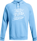 Under Armour Rival Fleece Hoodie - Zero Gravity - EAT SLEEP HOOP white