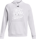 Under Armour Rival Fleece Hoodie - Zero Gravity - EAT SLEEP HOOP white