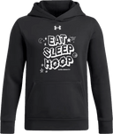 Under Armour Team Icon Fleece Hoodie - Zero Gravity - EAT SLEEP HOOP white