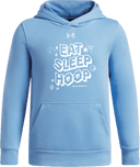 Under Armour Team Icon Fleece Hoodie - Zero Gravity - EAT SLEEP HOOP white