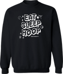 Crew Sweatshirt - Zero Gravity - EAT SLEEP HOOP white