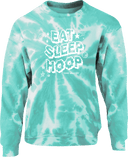 Crew Sweatshirt - Zero Gravity - EAT SLEEP HOOP white