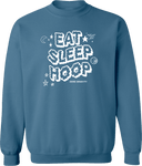 Crew Sweatshirt - Zero Gravity - EAT SLEEP HOOP white