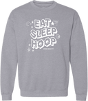 Crew Sweatshirt - Zero Gravity - EAT SLEEP HOOP white