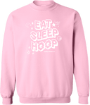 Crew Sweatshirt - Zero Gravity - EAT SLEEP HOOP white