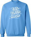 Crew Sweatshirt - Zero Gravity - EAT SLEEP HOOP white