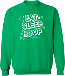 Crew Sweatshirt - Zero Gravity - EAT SLEEP HOOP white