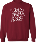 Crew Sweatshirt - Zero Gravity - EAT SLEEP HOOP white