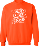 Crew Sweatshirt - Zero Gravity - EAT SLEEP HOOP white