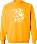 Crew Sweatshirt - Zero Gravity - EAT SLEEP HOOP white