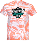Tie-Dye Short Sleeves - Best Of The West Showcase 2026(Main Logo)