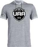 Under Armour Stadium Short Sleeve Hoodie - Girls UAA Session I 2026 (Bold Black)