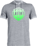 Under Armour Stadium Short Sleeve Hoodie - Boys UAA Session I 2026 (Clover Green)