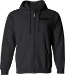 Full Zip Hoodies - Zero Gravity - HOOPER black