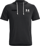 Under Armour Rival Terry Short-sleeve Hoodie - Zero Gravity - HOOPER black