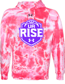 Under Armour Rival Fleece Hoodie Tie-Dye - UA Rise Girls Session l 2026 (Deep Purple)