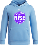 Under Armour Team Icon Fleece Hoodie - UA Rise Girls Session l 2026 (Deep Purple)
