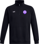 Under Armour Rival Fleece ¼ Zip - UA Rise Girls Session l 2026 (Deep Purple)