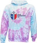 Tie-Dye Hoodies - Texas International Cup 2026 (Side Text)