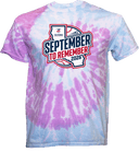 Tie-Dye Short Sleeves - September to Remember 2026 (State Outline)