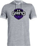 Under Armour Stadium Short Sleeve Hoodie - UA Grind Session I 2026 (Purple)