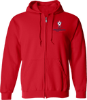 Full Zip Hoodies - USYS IN Presidents Cup (w1/3) 2026 (Navy and Red Text)