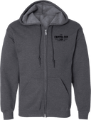Full Zip Hoodies - Seacoast Capitol Cup Tournament 2026 (Black Wordmark)