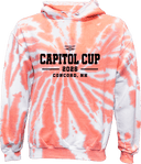 Tie-Dye Hoodies - Seacoast Capitol Cup Tournament 2026 (Black Wordmark)