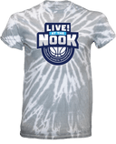 Tie-Dye Short Sleeves - LIVE! At The Nook 2026 (Main Logo)