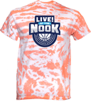 Tie-Dye Short Sleeves - LIVE! At The Nook 2026 (Main Logo)