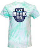Tie-Dye Short Sleeves - LIVE! At The Nook 2026 (Main Logo)