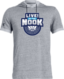 Under Armour Stadium Short Sleeve Hoodie - LIVE! At The Nook 2026 (Main Logo)