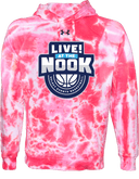Under Armour Rival Fleece Hoodie Tie-Dye - LIVE! At The Nook 2026 (Main Logo)