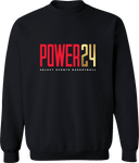 Crew Sweatshirt - Power 24 Session I 2026 (Red& Gold Bold Inline Wordmark)