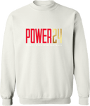 Crew Sweatshirt - Power 24 Session I 2026 (Red& Gold Bold Inline Wordmark)