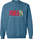 Crew Sweatshirt - Power 24 Session I 2026 (Red& Gold Bold Inline Wordmark)