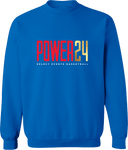 Crew Sweatshirt - Power 24 Session I 2026 (Red& Gold Bold Inline Wordmark)