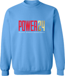 Crew Sweatshirt - Power 24 Session I 2026 (Red& Gold Bold Inline Wordmark)