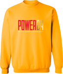 Crew Sweatshirt - Power 24 Session I 2026 (Red& Gold Bold Inline Wordmark)