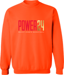 Crew Sweatshirt - Power 24 Session I 2026 (Red& Gold Bold Inline Wordmark)