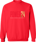 Crew Sweatshirt - Power 24 Session I 2026 (Red& Gold Bold Inline Wordmark)