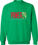 Crew Sweatshirt - Power 24 Session I 2026 (Red& Gold Bold Inline Wordmark)