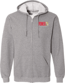 Full Zip Hoodies - Power 24 Session I 2026 (Red& Gold Bold Inline Wordmark)